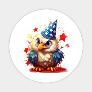 4th of July Baby Bald Eagle #1 Magnet